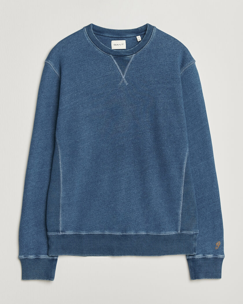 Gant Vintage Crew Neck Sweatshirt Indigo – Blauw