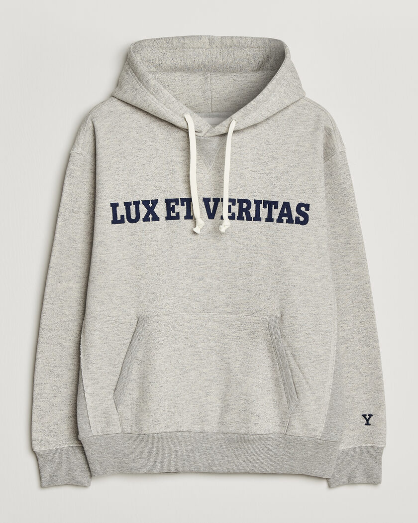 Gant YALE Hoodie Grey Melange – Grijs