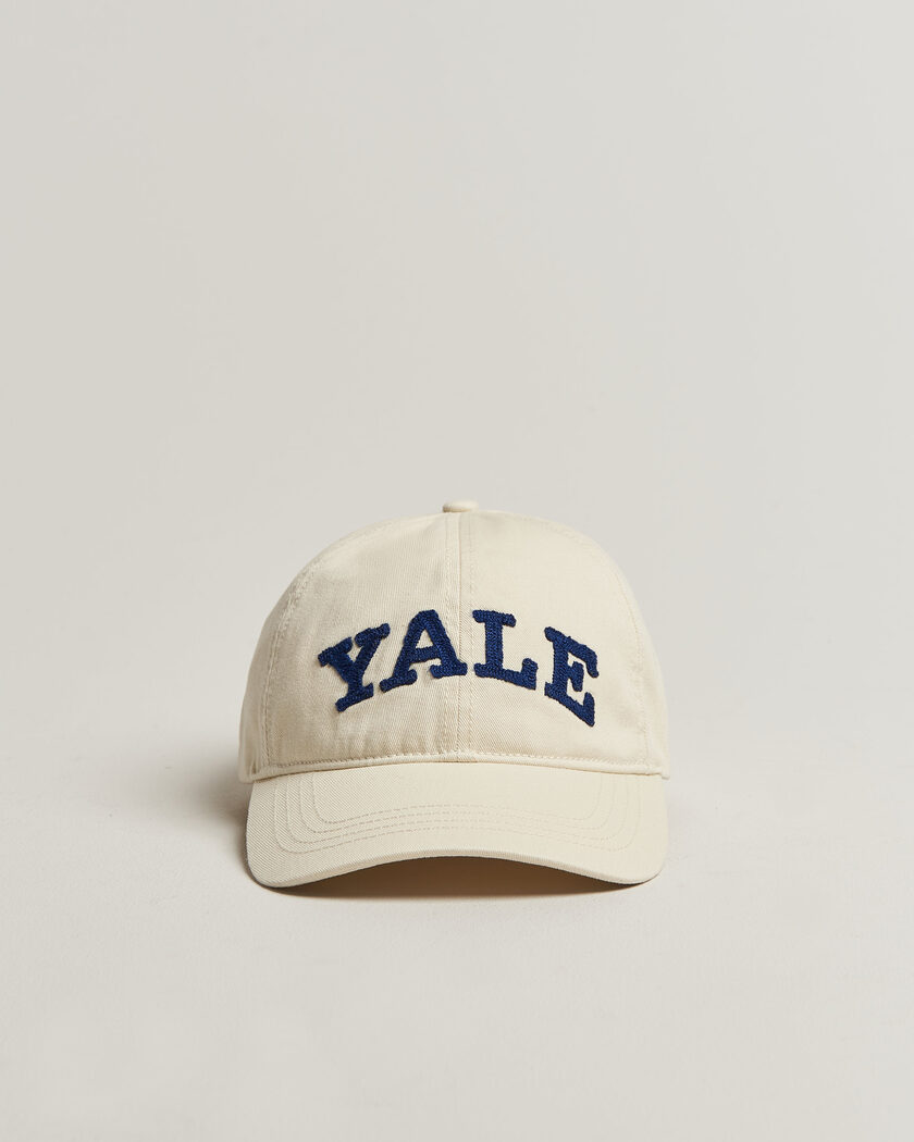 Gant YALE Heavy Washed Cotton Twill Cap Cream – Wit