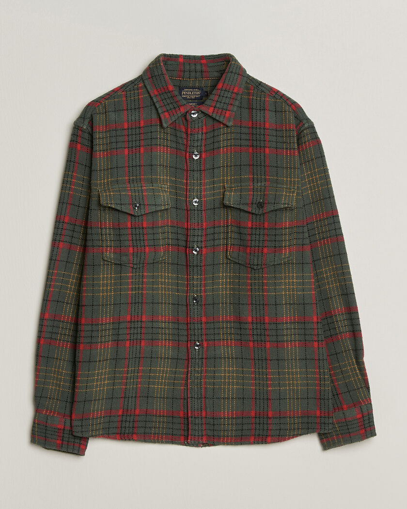Pendleton Big Pocket Shirt Green – Meerkleurig