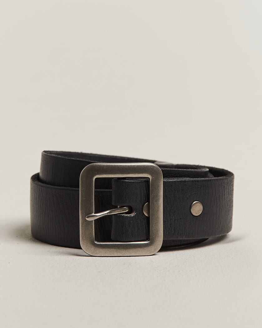  RRL Burling Belt Vintage Black – Zwart