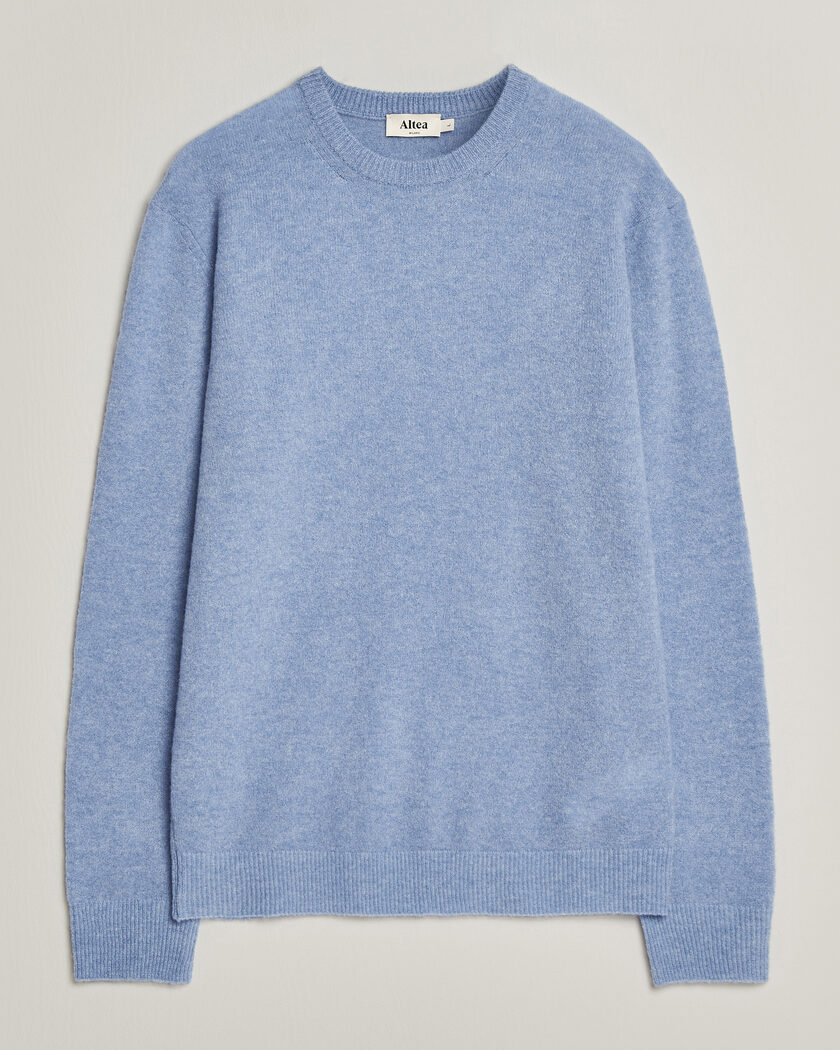  Altea Cloud Cashmere Blend Sweater Sky Blue – Blauw