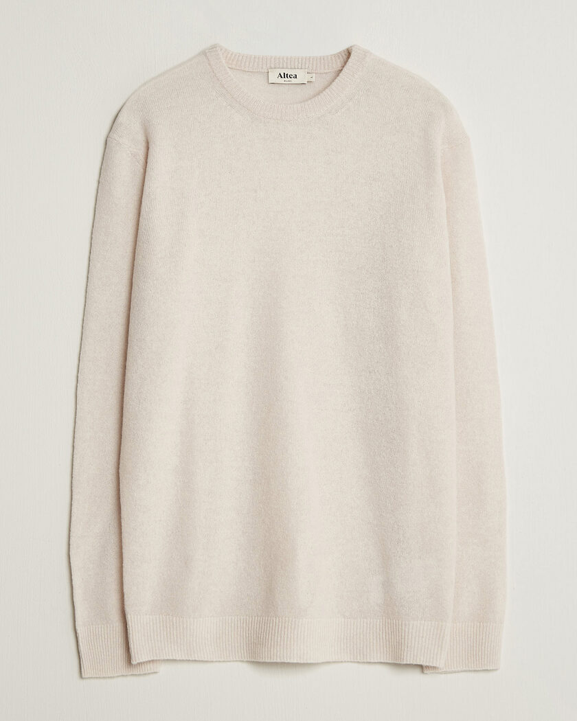 Altea Cloud Cashmere Blend Sweater Latte – Wit