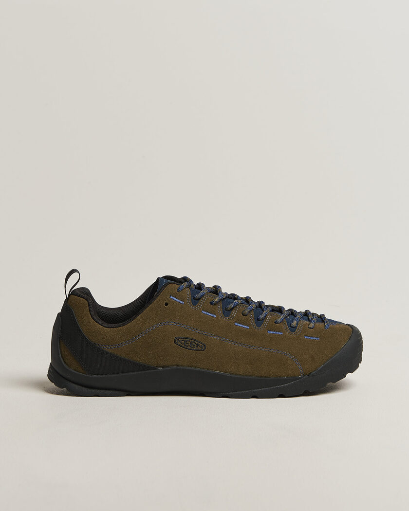 KEEN Jasper Suede Sneaker Dark Olive – Groen