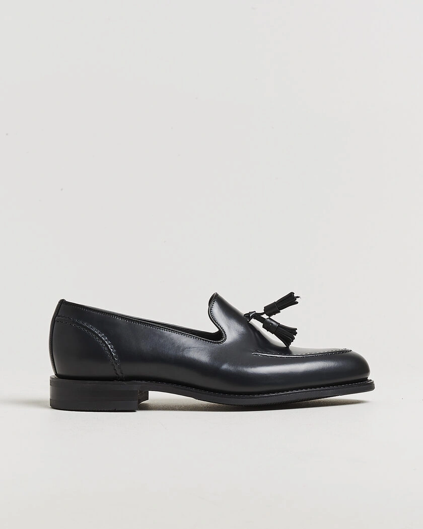 Loake 1880 Brunel Leather Tassel Loafer Black – Zwart