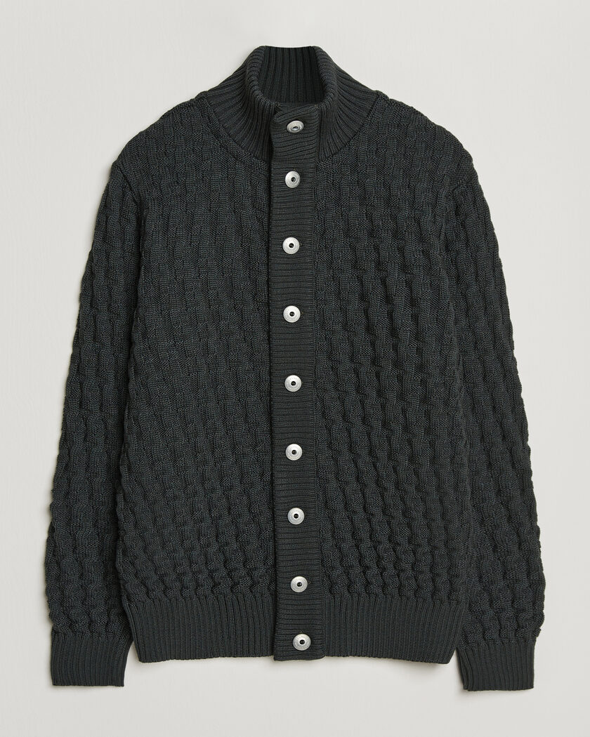 S.N.S. Herning Stark Cardigan Terrain Green – Groen