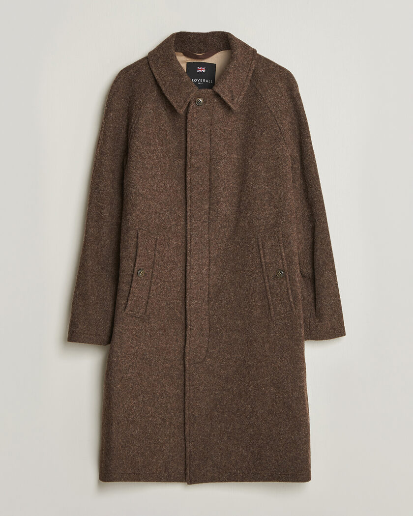 Gloverall Hynes Wool Coat Mocha – Bruin
