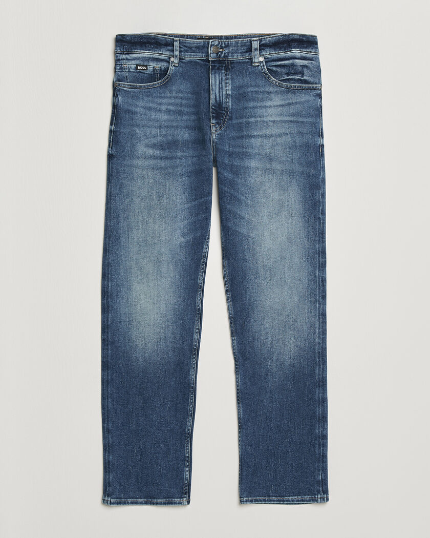BOSS BLACK Ogden Regular Fit Jeans Medium Blue – Blauw