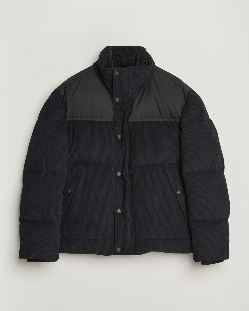 BOSS ORANGE Ocord Corduroy Jacket Black – Zwart