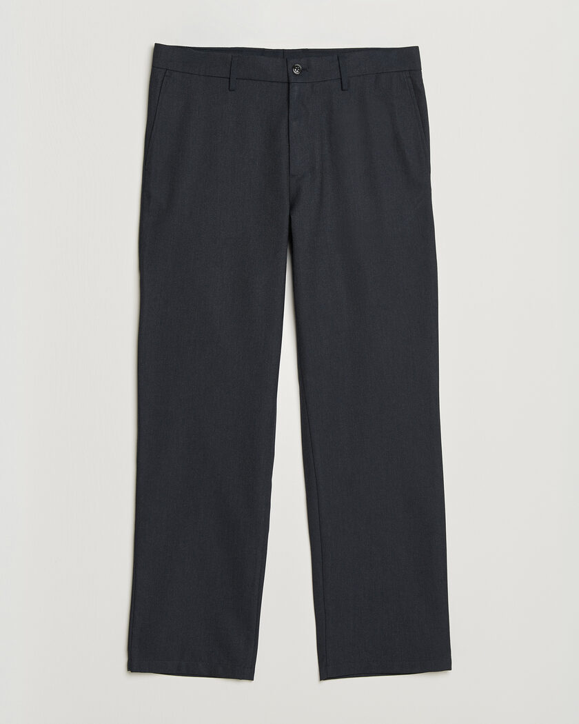 J.Lindeberg Logan Brushed Twill Pants JL Navy – Blauw