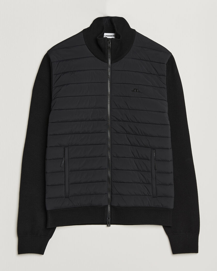 J.Lindeberg Boen Hybrid Jacket Black – Zwart