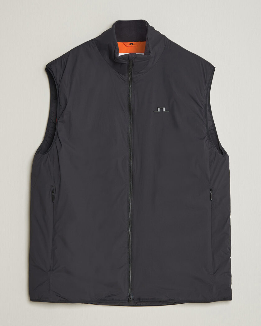 J.Lindeberg Clinton Padded Vest Black – Zwart