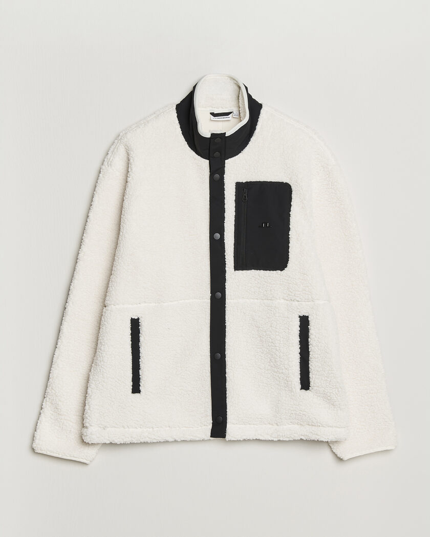 J.Lindeberg Marshall Pile Full Zip Tofu – Wit