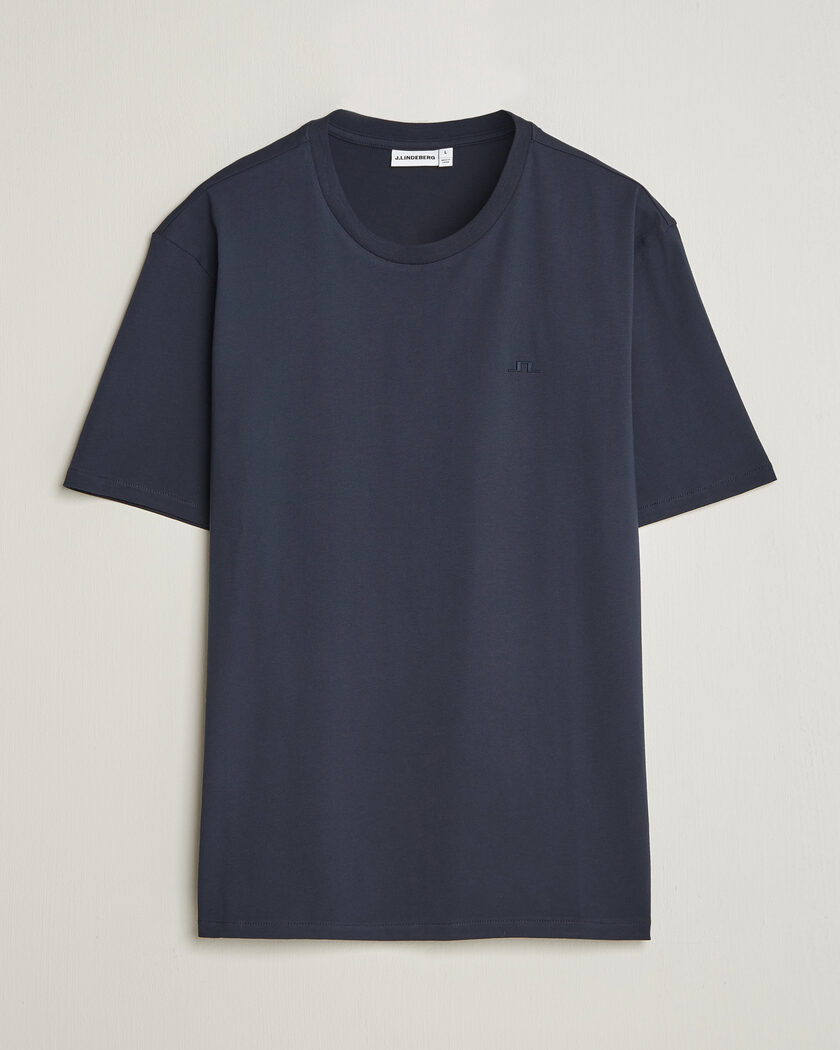 J.Lindeberg Alpha Crew Neck T-Shirt JL Navy – Blauw