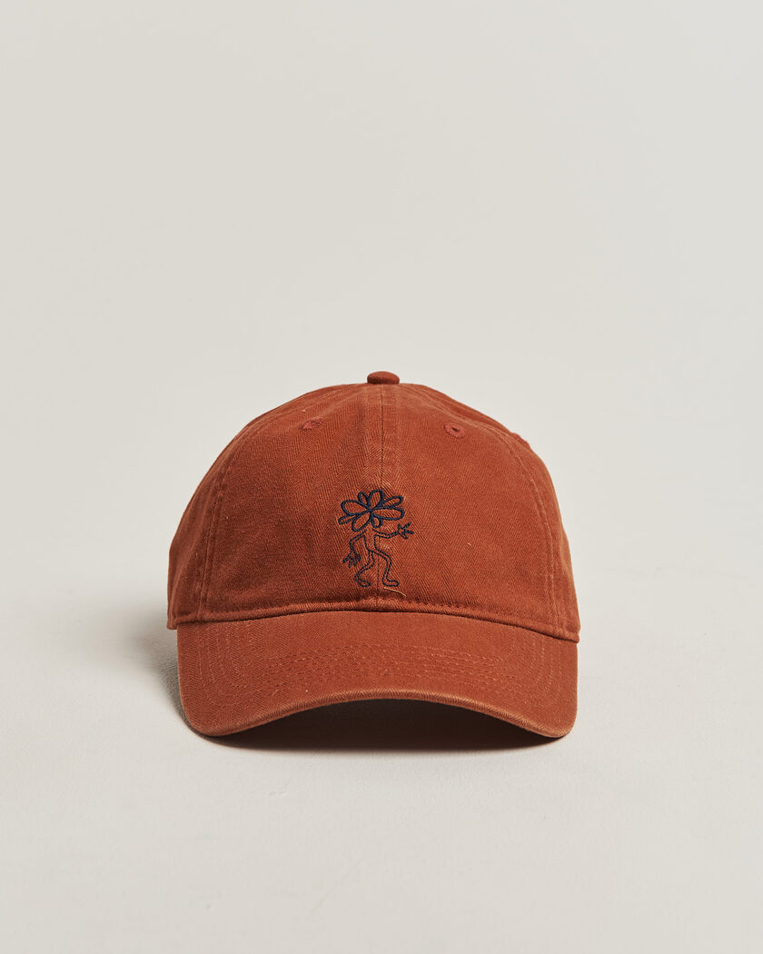 Forét Tree Washed Herringbone Cap Brown – Bruin