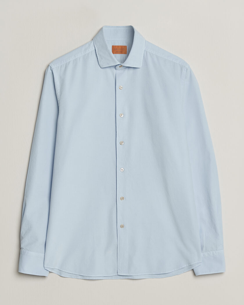 Grigio Corduroy Shirt Light Blue – Blauw