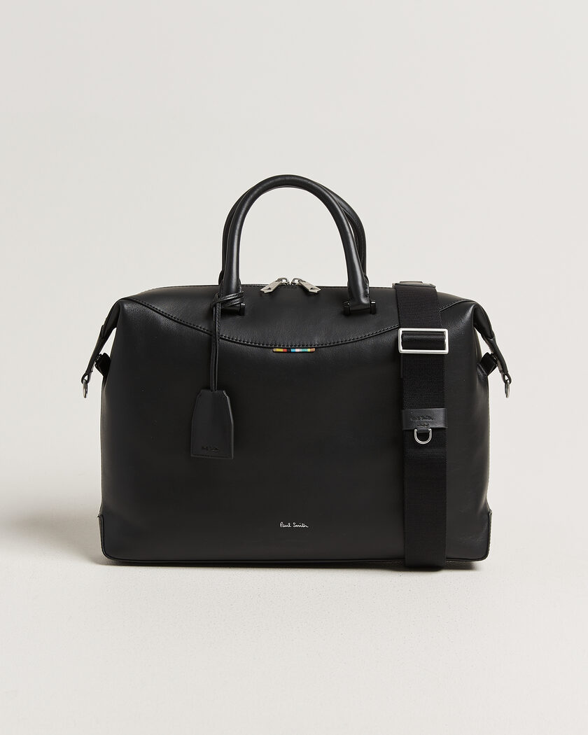 Paul Smith Leather Briefcase Black – Zwart
