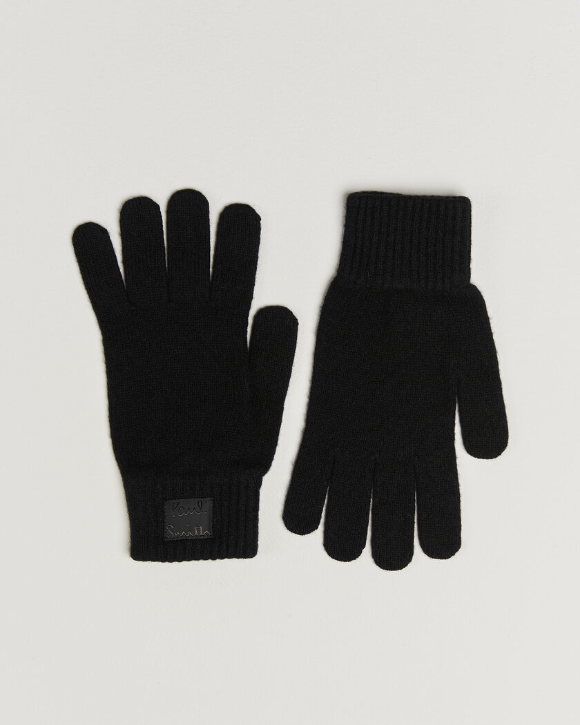 Paul Smith Cashmere Glove Black – Zwart