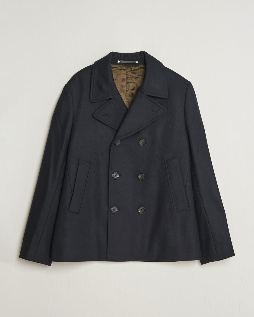 PS Paul Smith Wool Peacoat Navy – Blauw