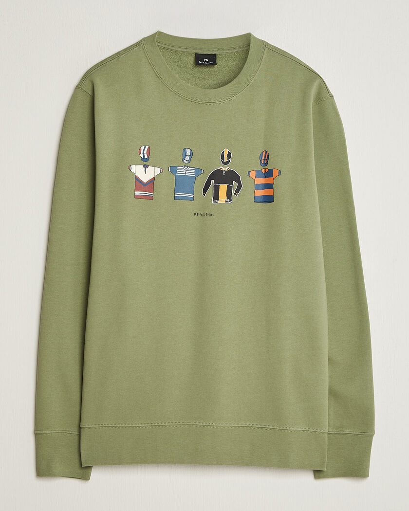 PS Paul Smith Cycle Jersey's Crew Sweatshirt Green – Groen