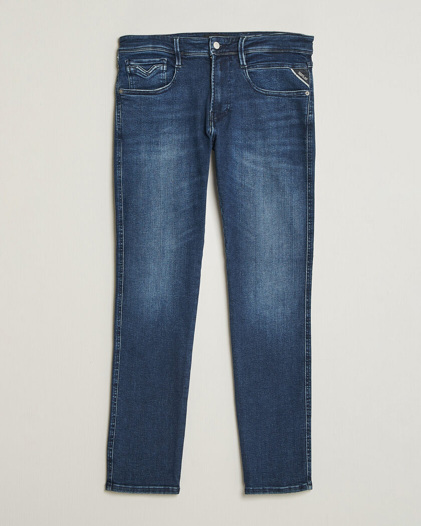 Replay Anbass Powerstretch Jeans Dark Blue – Blauw