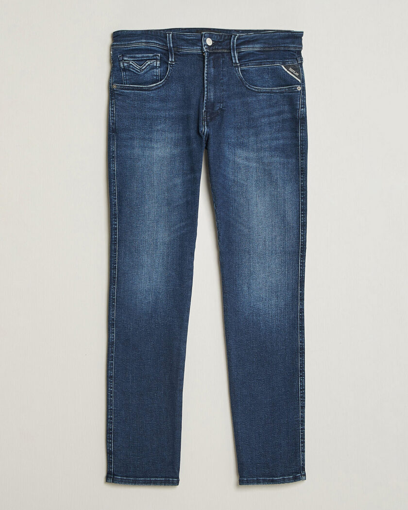 Replay Anbass Powerstretch Jeans Dark Blue – Blauw