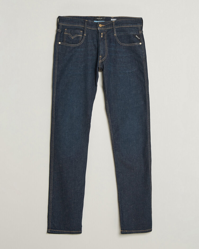 Replay Anbass Super Stretch DNA Jeans Dark Blue – Blauw