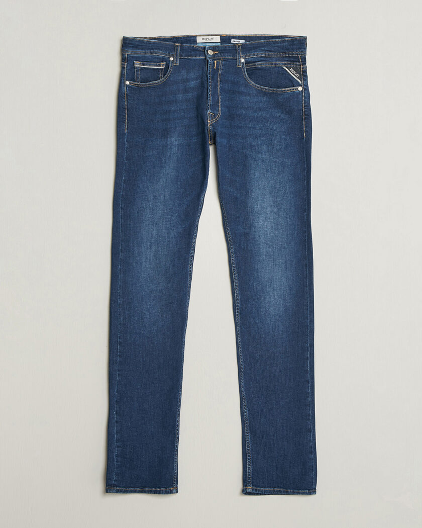 Replay Grover Super Stretch DNA Jeans Dark Blue – Blauw