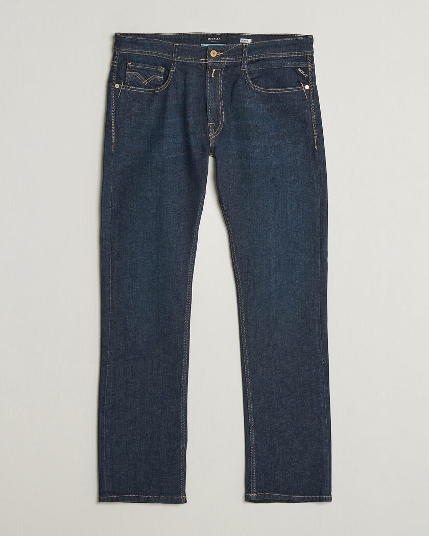 Replay Rocco Comfort Fit Super Stretch DNA Jeans Dark Blue – Blauw