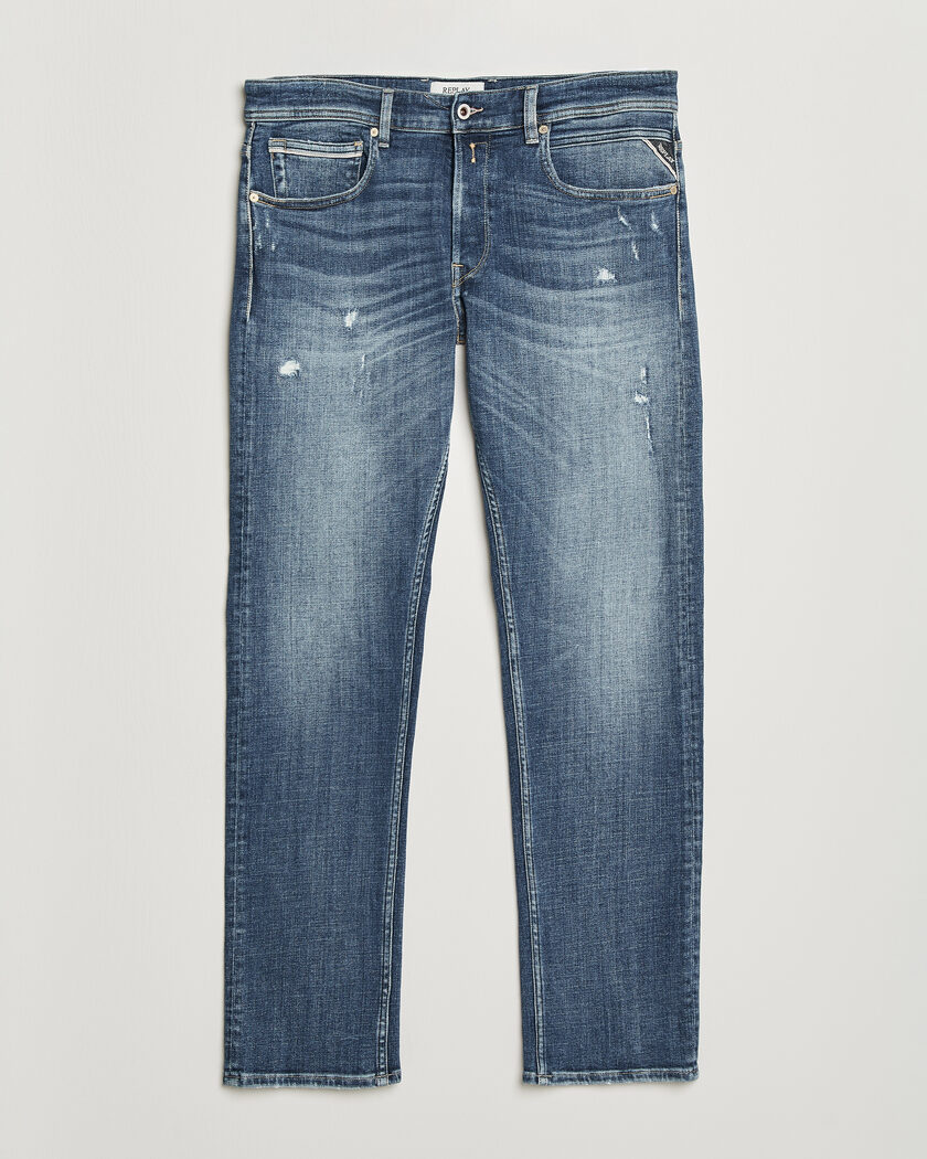 Replay Grover 10 Years Wash Jeans Light Blue – Blauw