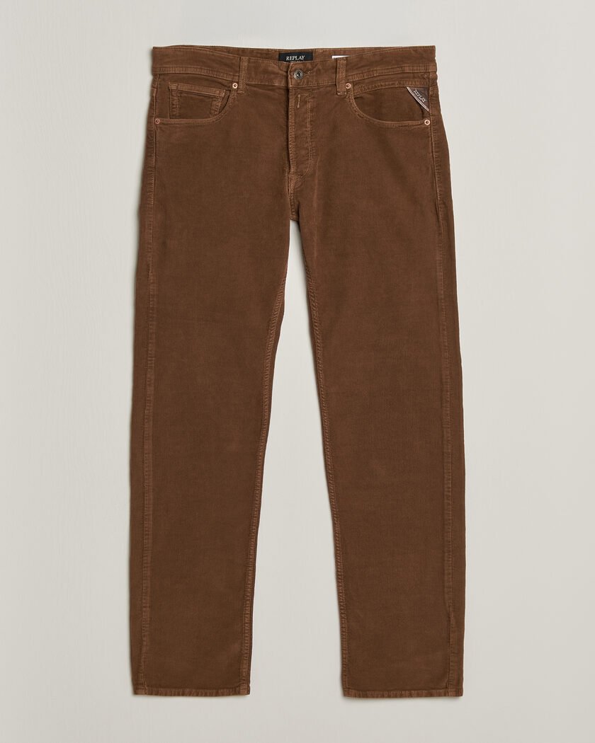 Replay Grover Corduroy 5-Pocket Pants Toffee Brown – Bruin
