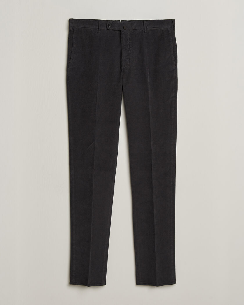  Incotex Regular Fit Baby Corduroy Trousers Dark Grey – Grijs