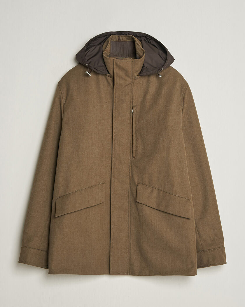 Incotex Water Repellent Rain Caban Country Green – Groen