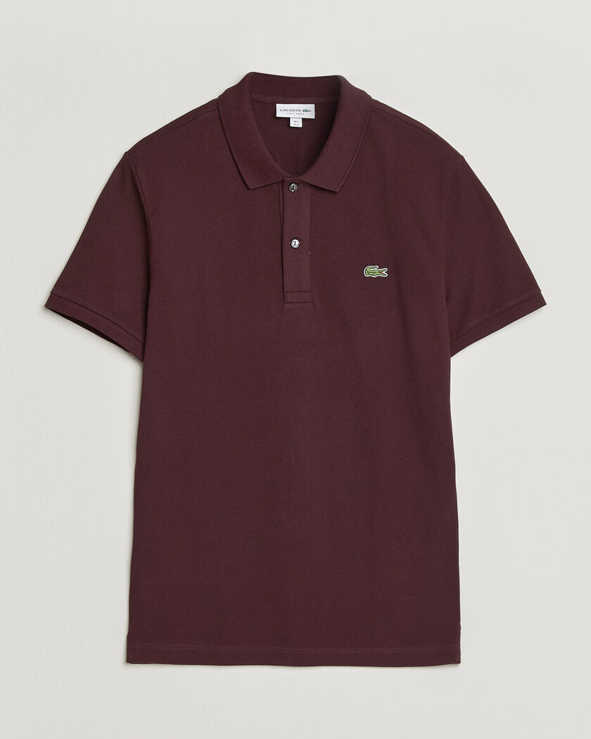 Lacoste Slim Fit Polo Piké Oxalis – Rood