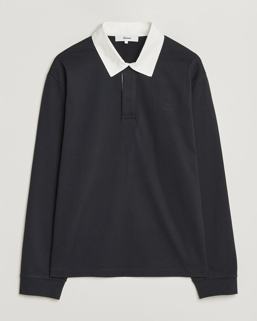 Palmes Ball Rugby Shirt Black – Zwart