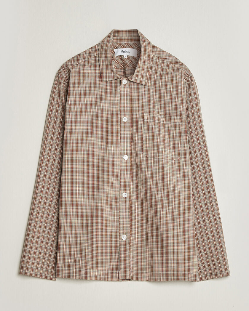 Palmes Fault Shirt Brown Check – Bruin