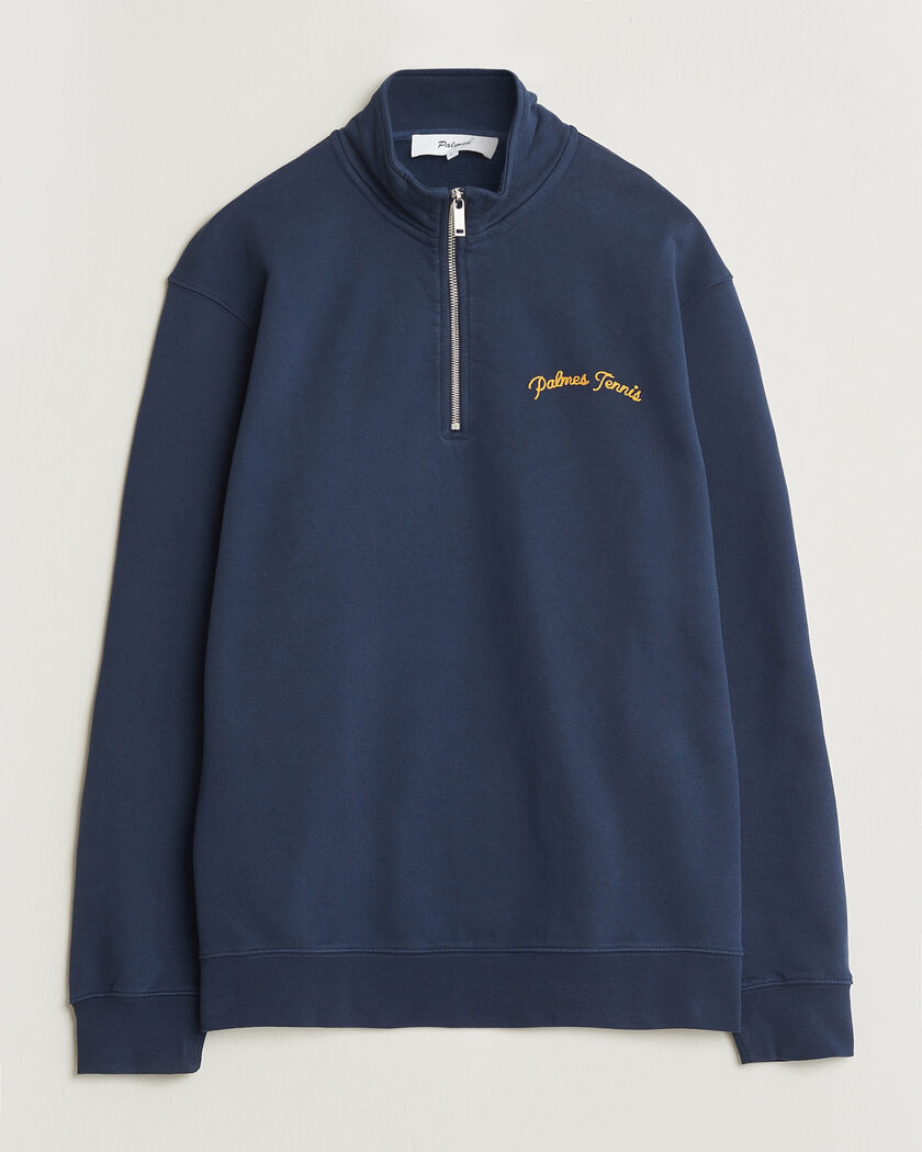 Palmes Western Zip Jacket Navy – Blauw