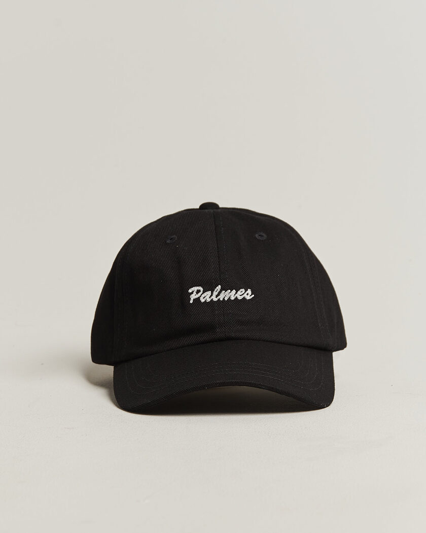 Palmes Logo 6-Panel Cap Black – Zwart