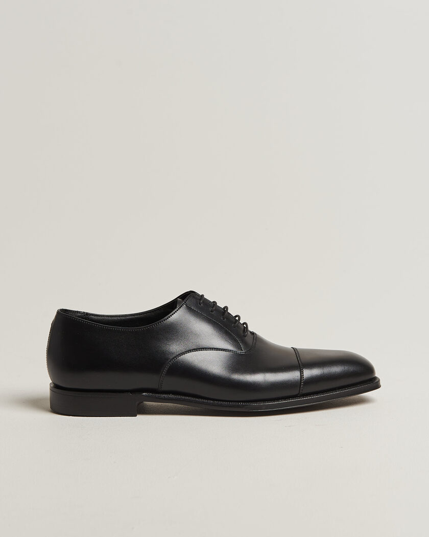 Crockett & Jones Audley Handgrade Oxford Black Calf – Zwart