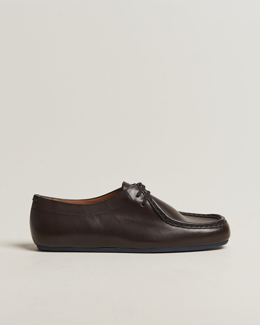 Jil Sander Leather Derbies Cacao – Bruin
