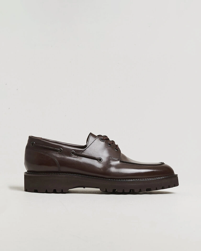 John Lobb Tide Moc Toe Derby Dark Brown Calf – Bruin