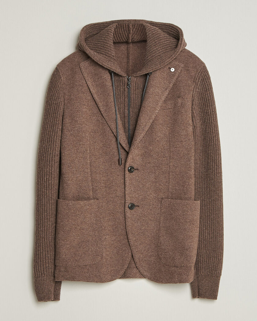 L.B.M. 1911 Ivan Hybrid Wool Blazer Brown – Bruin