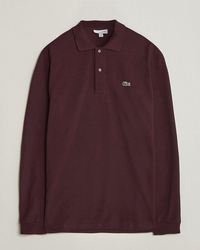Lacoste Original Long Sleeve Polo Piké Oxalis – Bruin