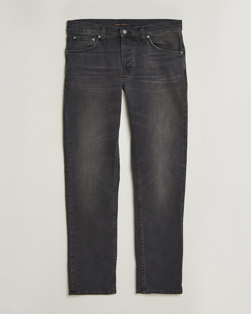 Nudie Jeans Solid Ollie Jeans Black Mist – Zwart