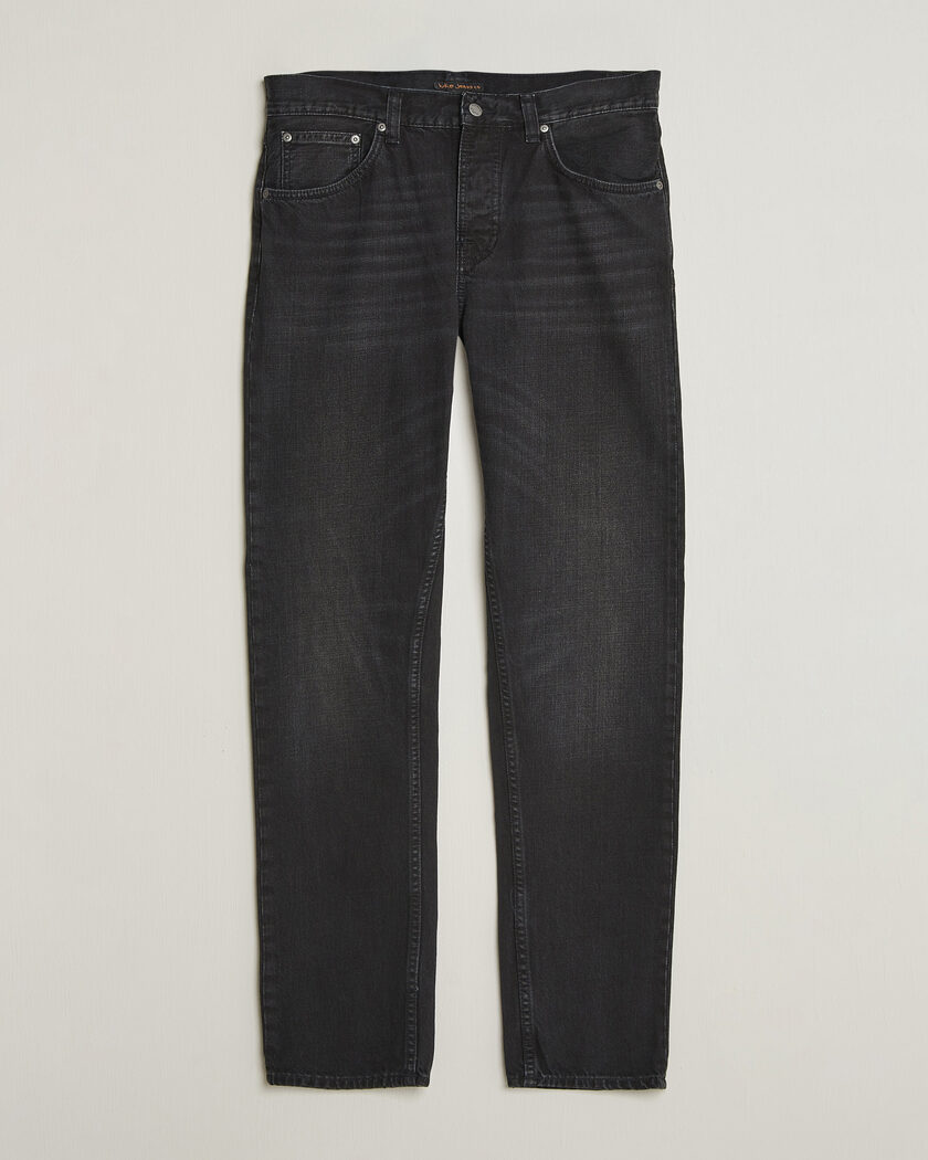 Nudie Jeans Steady Eddie II Jeans Black Fog – Zwart