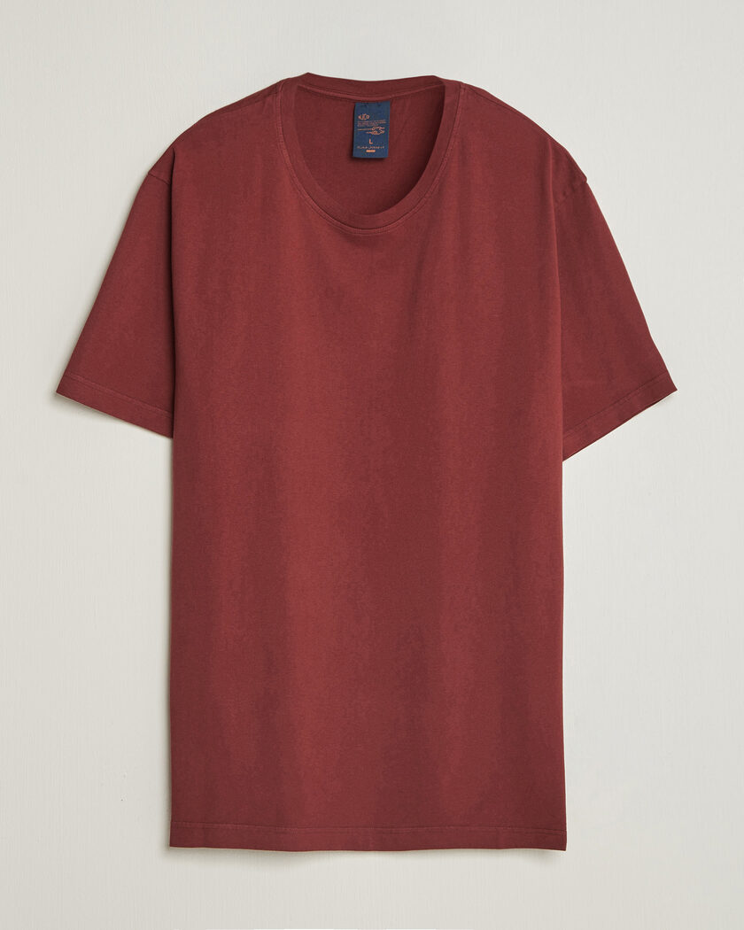 Nudie Jeans Uno Everyday Crew Neck T-Shirt Burgundy – Rood