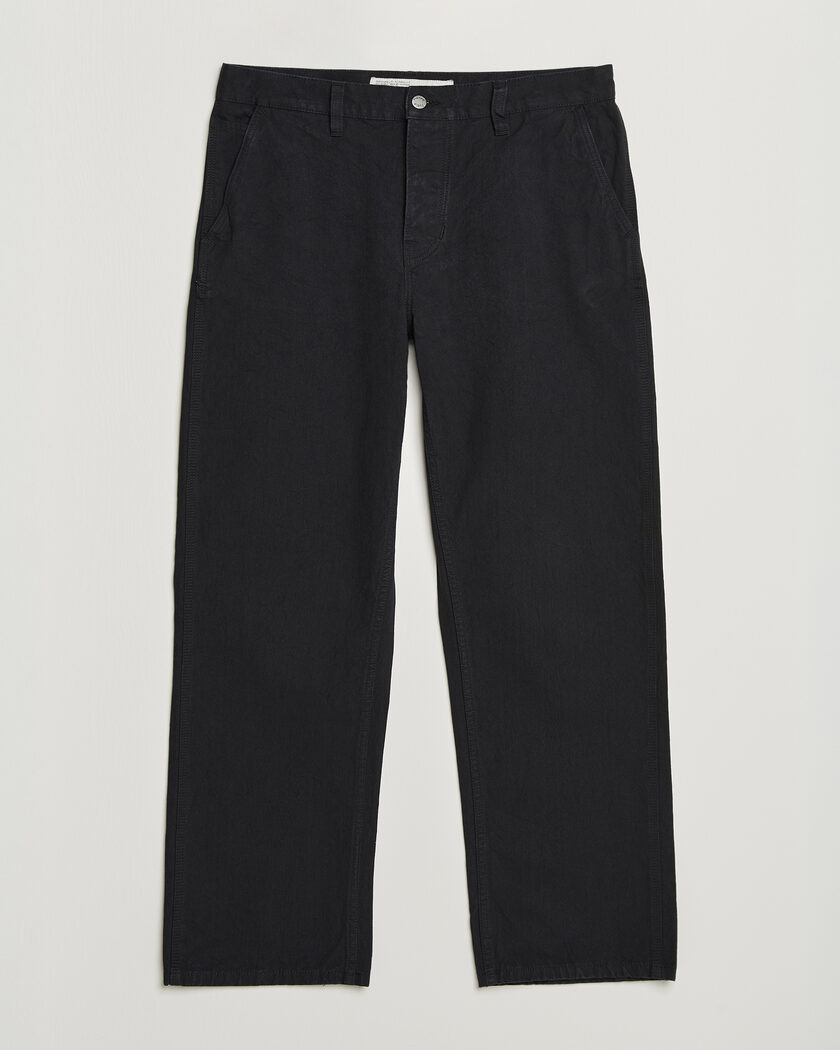 Nudie Jeans Tuff Tony Duck Canvas Pants Black – Zwart