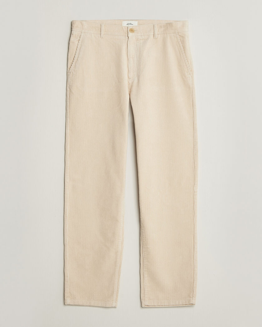 LES DEUX Corduroy Tapered Pants Ivory – Wit