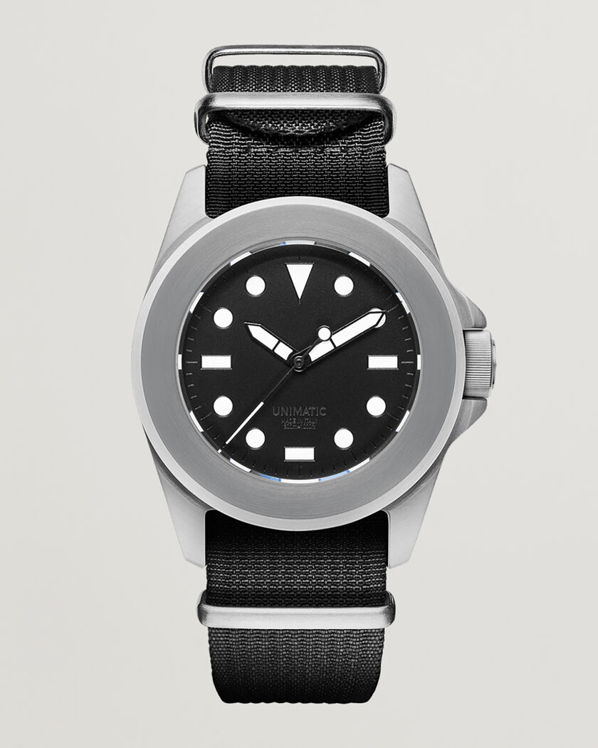 UNIMATIC Modello Quattro Limited Military Watch Black – Zwart