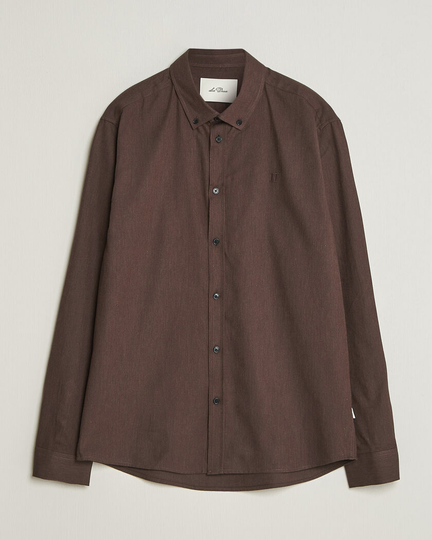 LES DEUX Soft Flannel Shirt Delicioso – Bruin
